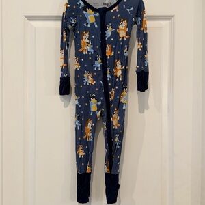 Little Sleepies Zippy in Bluey Dance Mode Print